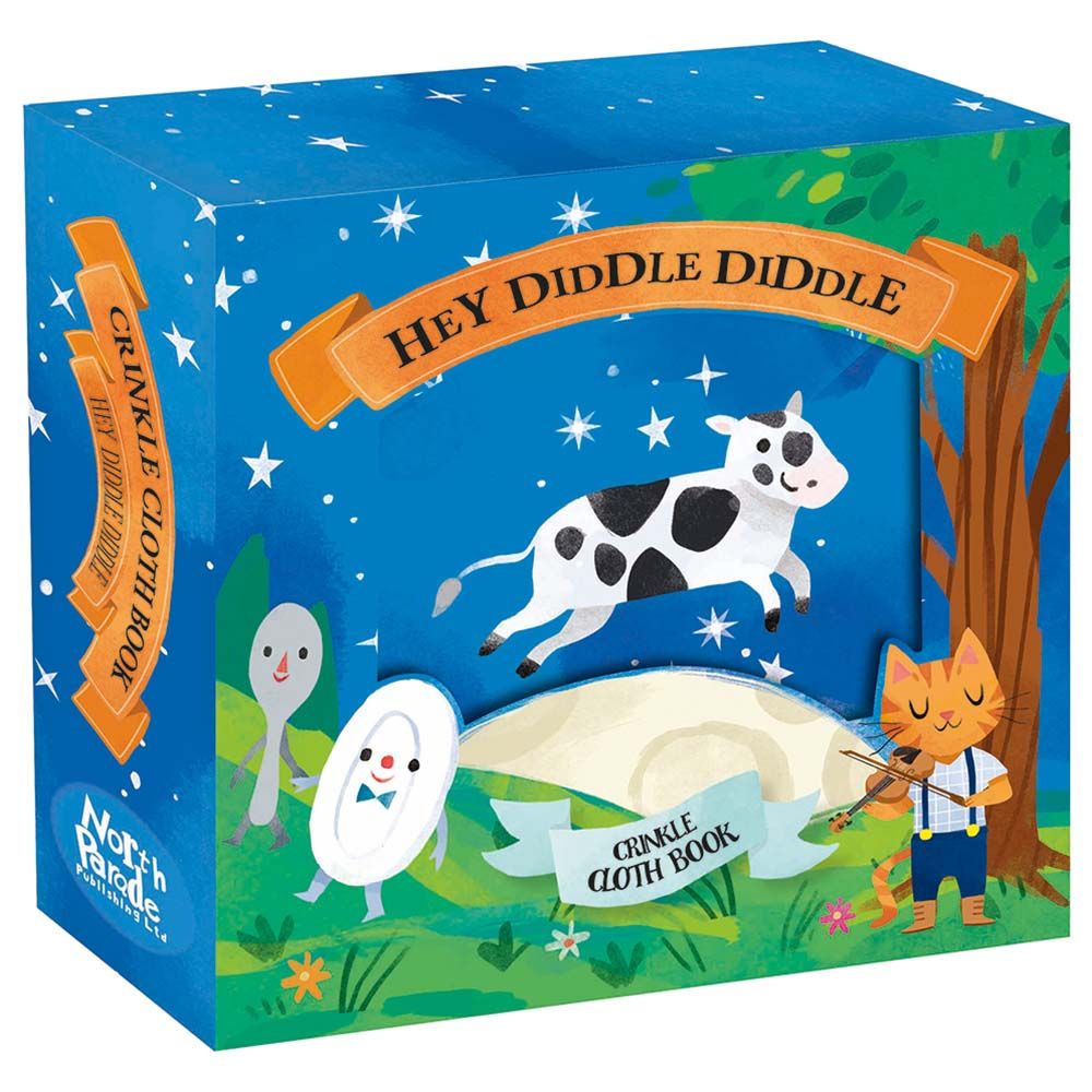 Crinkly Cloth Book - Hey, Diddle, Diddle