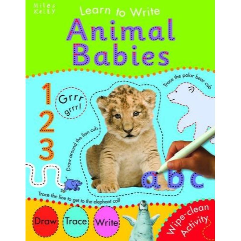 Learn To Write - Animal Babies 