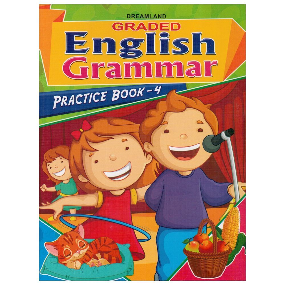 Graded English Grammar Practice Book - 4