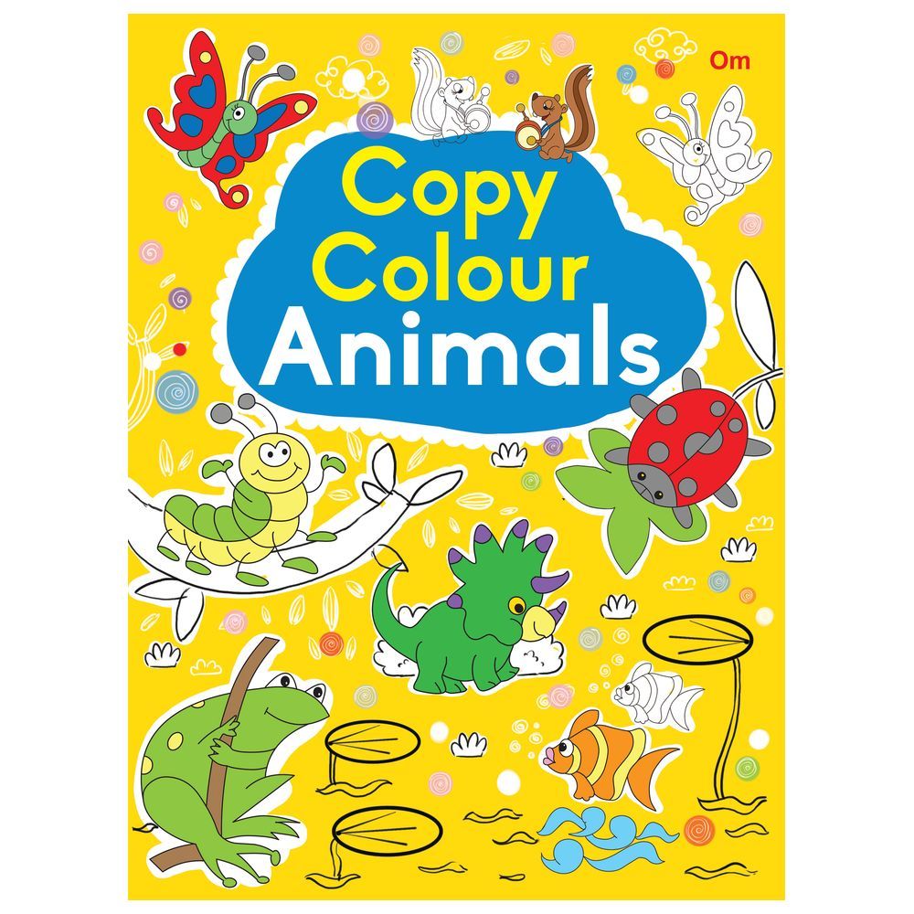 Animal Copy Colouring Book