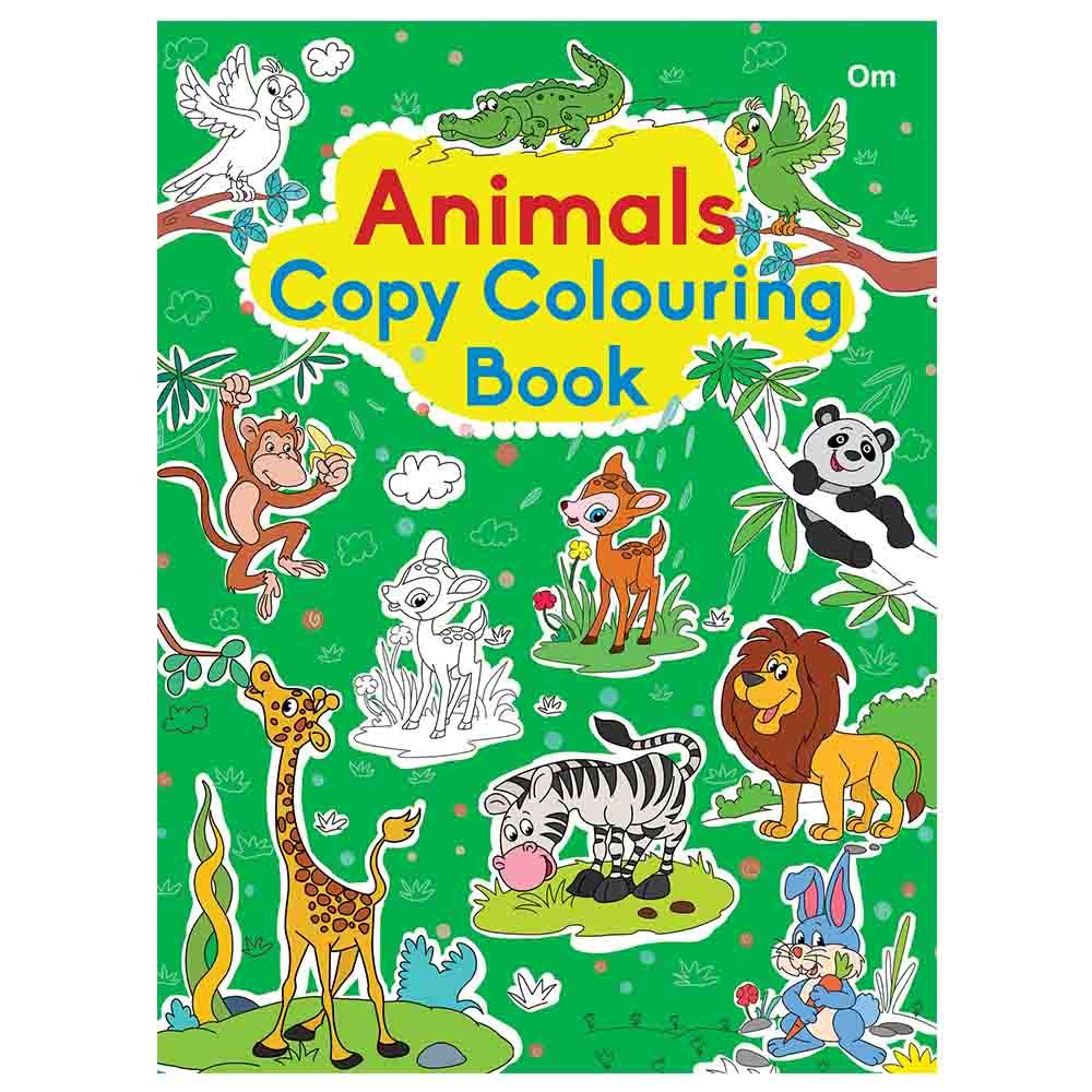 Animals Copy Colouring Books