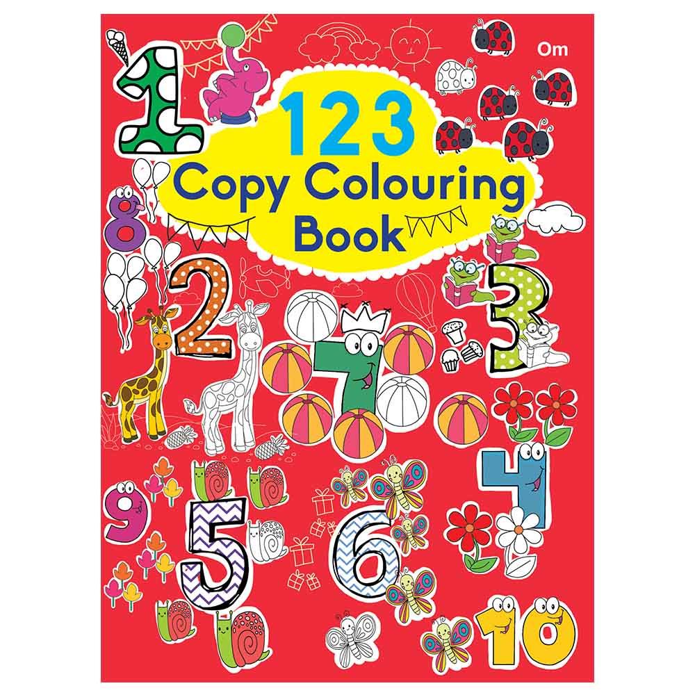 123 Copy Colouring Book 