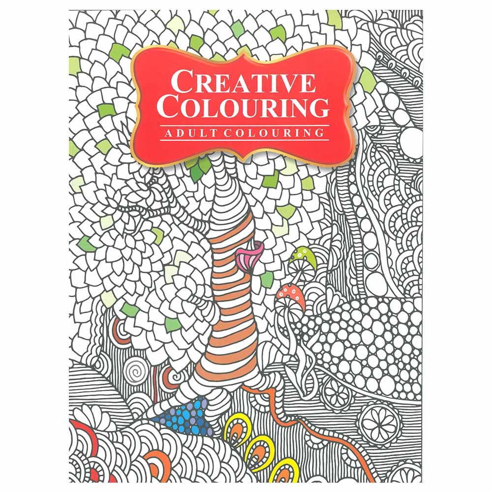 Adult Colouring Book - Creative Colouring 