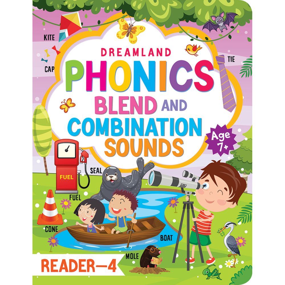 Phonics Reader Book - 4 - Blends & Combination Sounds