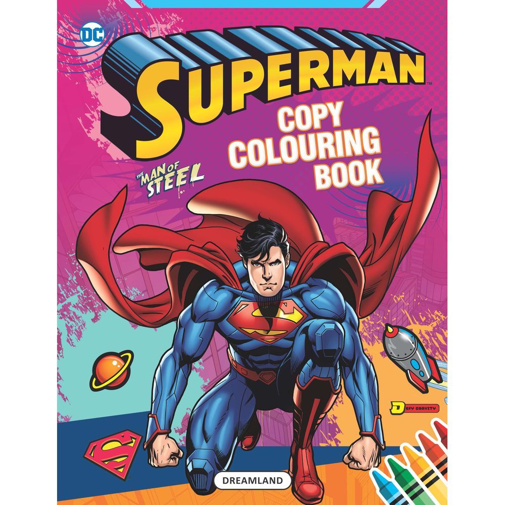 Superman Copy Colouring Book 3