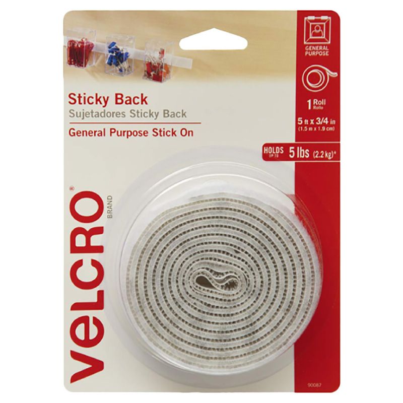 Velcro - Tape 3/4"X5' White