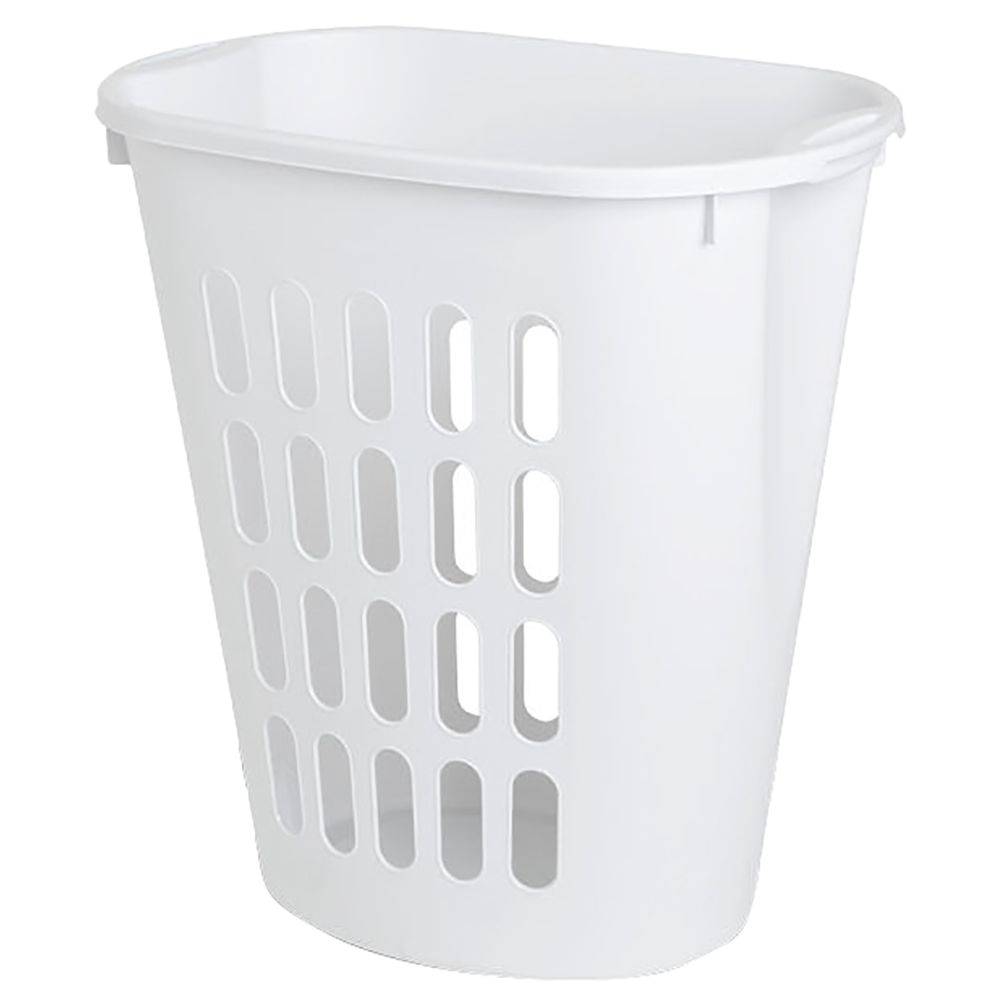 Sterilite - 21-7/8" White Open Hamper