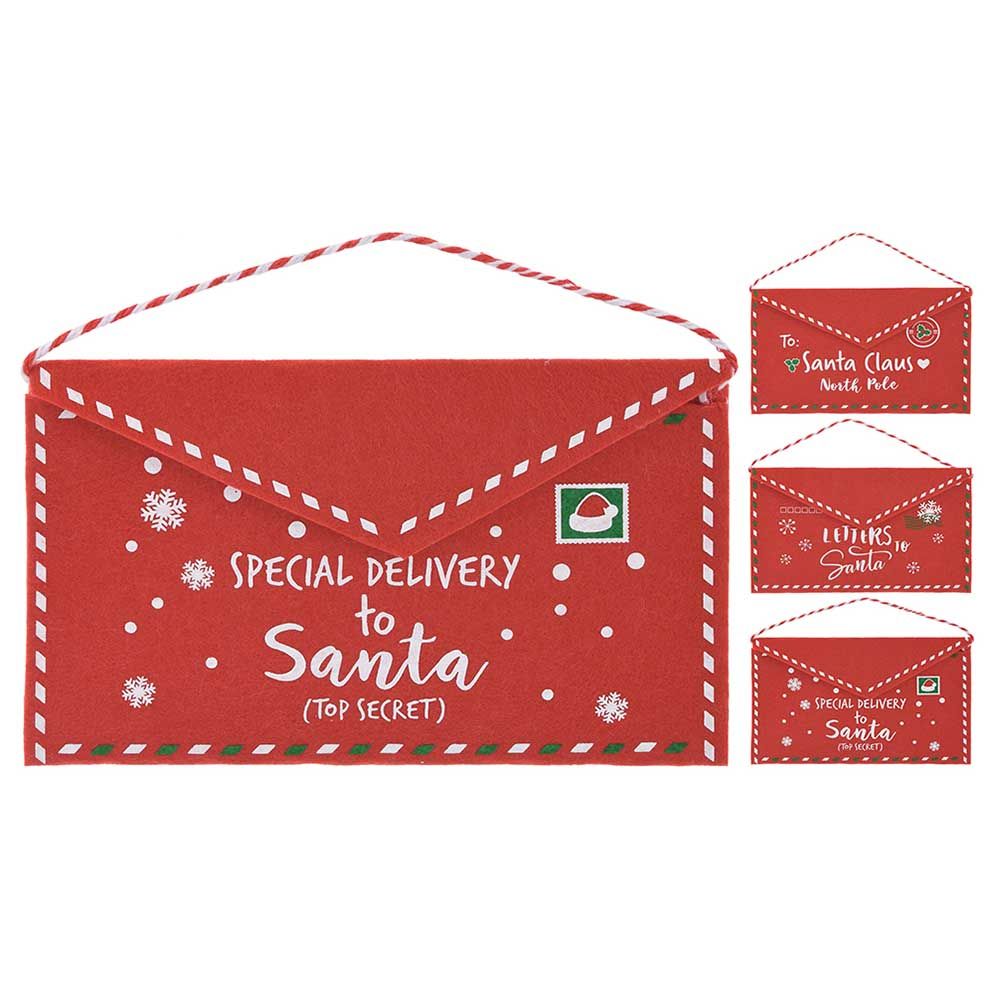 Homesmiths - Christmas Envelope Xmas 1pc 26cm - Red