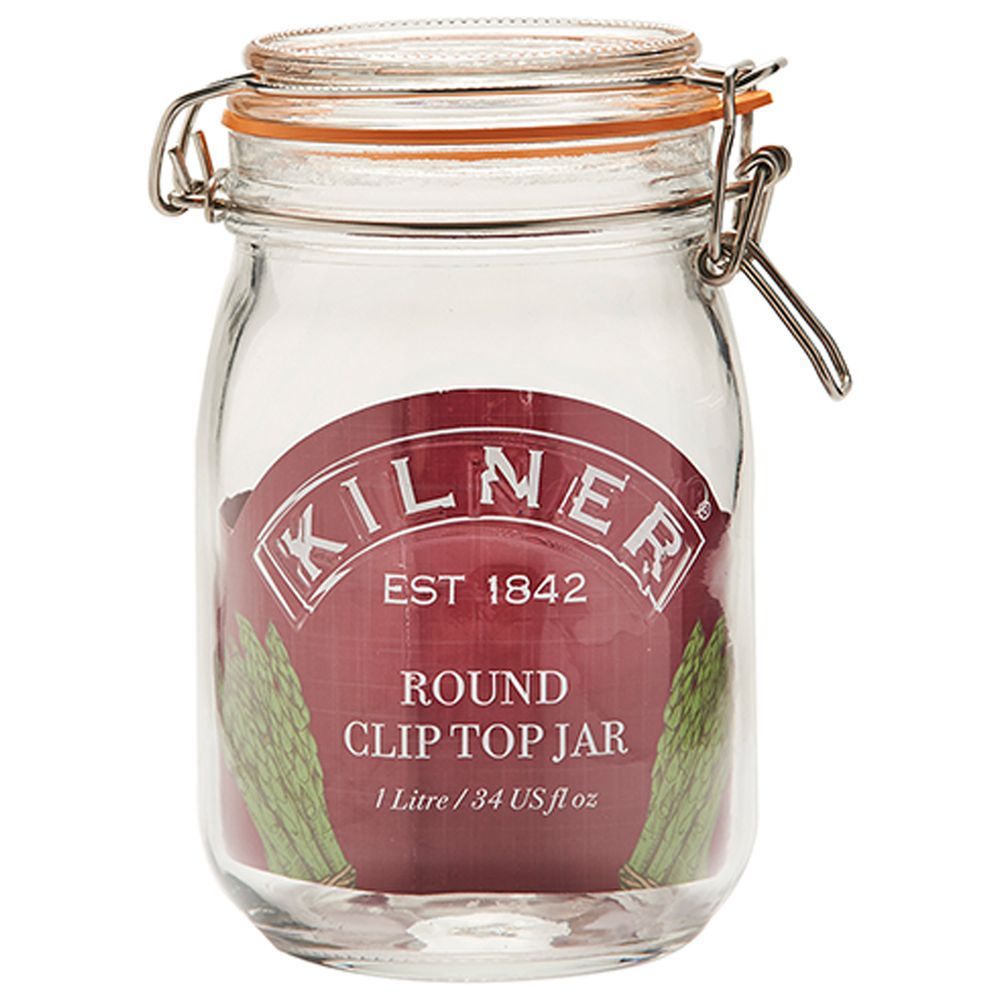 Kilner - Clip Top Round Jar 1L