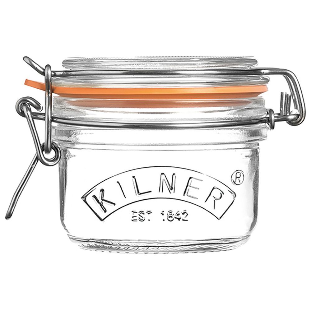 Kilner - Clip Top Round Jar Clear 125ml