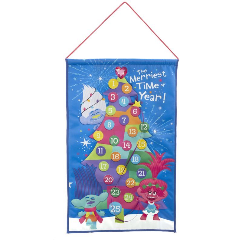 Homesmiths - Christmas 19 inch Fabric Trolls Advent Calendar