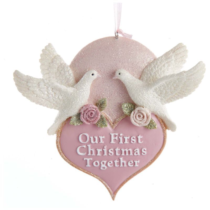 Homesmiths - Christmas Our 1St Together Heart 4.75 inch