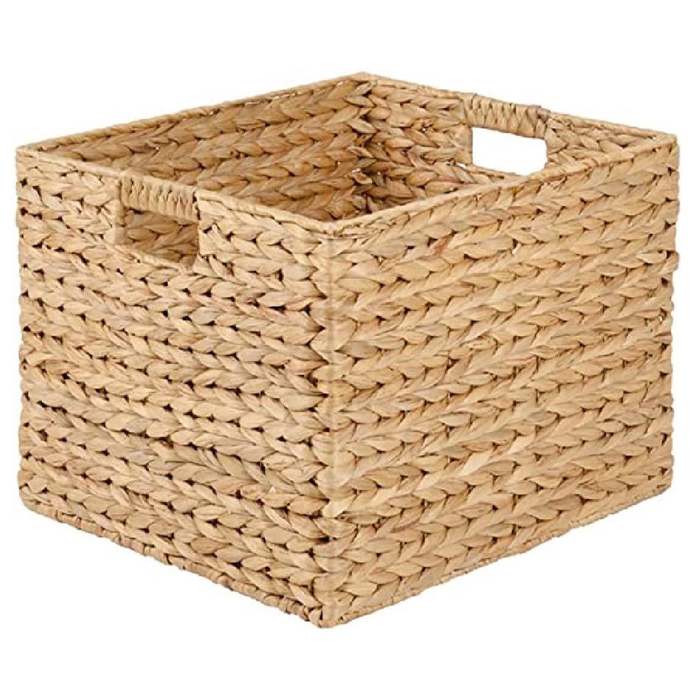 Homesmiths - Water Hyacinth Basket w/ Iron Frame - 40x37x30.5cm