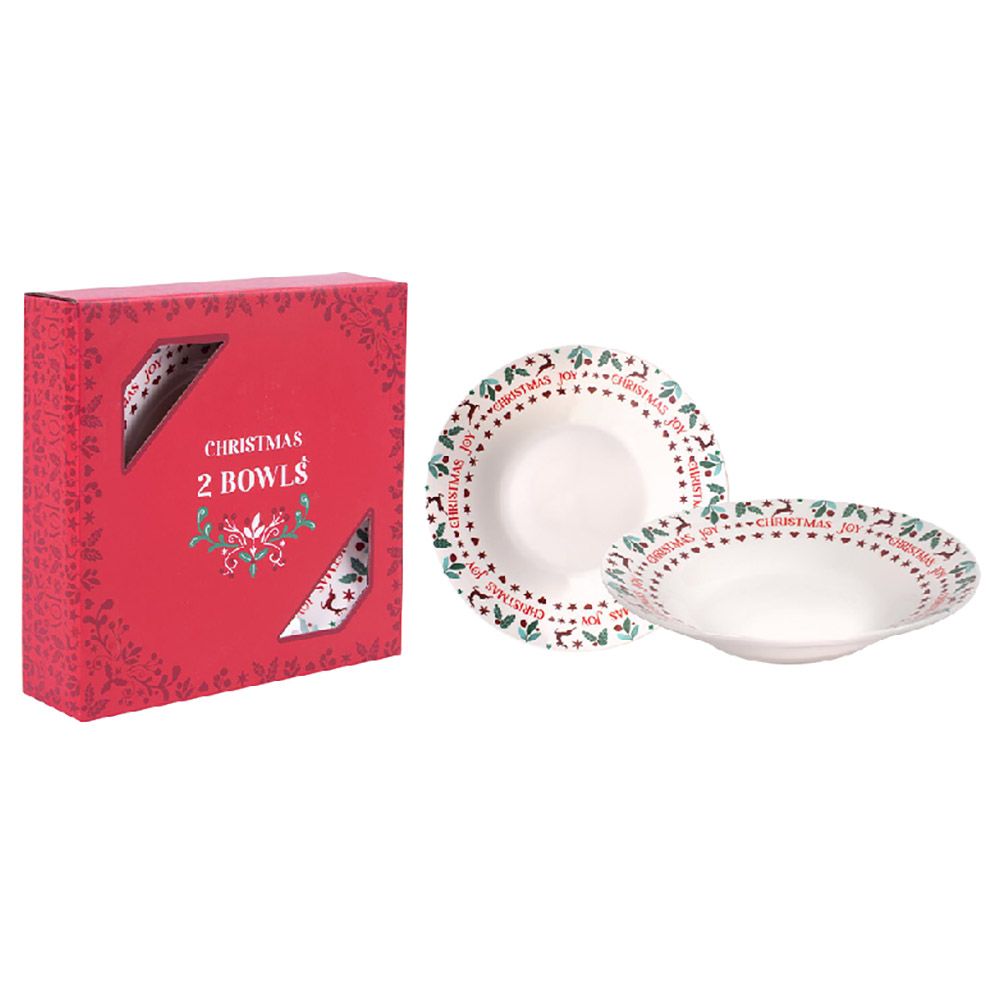 RSW - Christmas Joy Bowls - 2 pcs - 8-inch