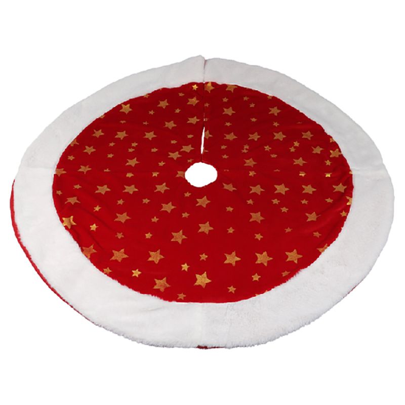 Homesmiths - Christmas Tree Skirt Velvet - 90cm - Red