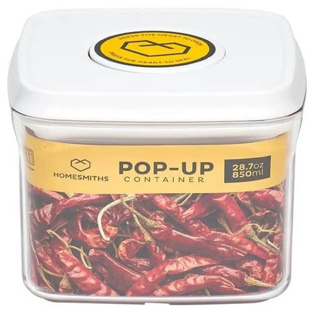 Homesmiths - Pop-up Square Food Container - 850ml