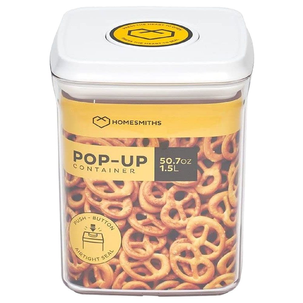 Homesmiths - Pop-up Square Food Container - 1.5L