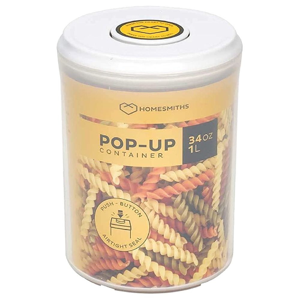 Homesmiths - Pop-up Round Food Container - 1L