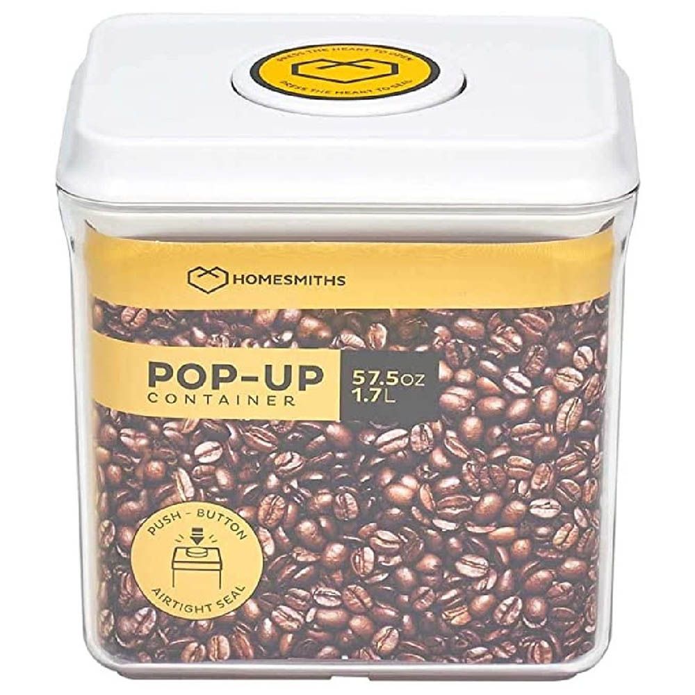 Homesmiths - Pop-up Rectangle Food Container - 1.7L