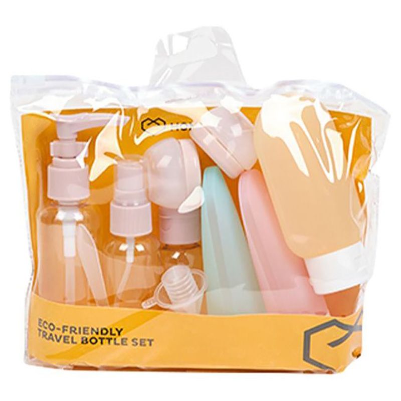 Homesmiths - Refillable Cosmetics Travel Bottle Set - 8pcs