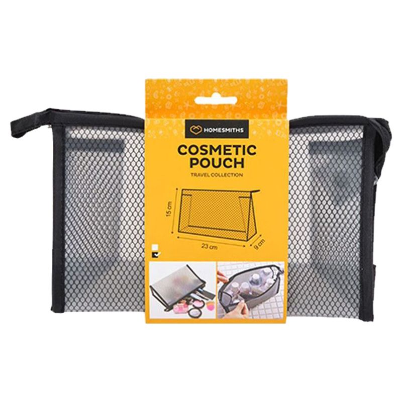 Homesmiths - Travel Cosmetic Pouch - Black