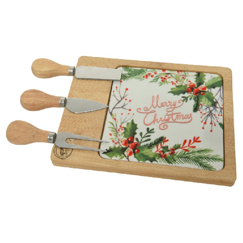 Homesmiths - Christmas Cheese Board - Bamboo