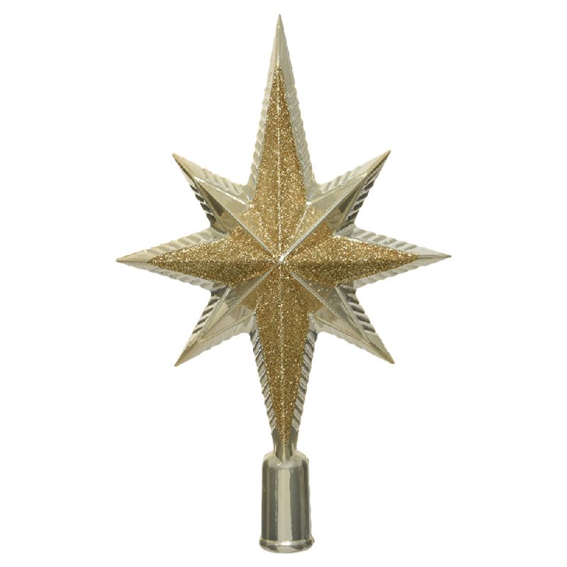 Homesmiths - Treetopper Shatterproof Glitter - 25.5cm - Pearl