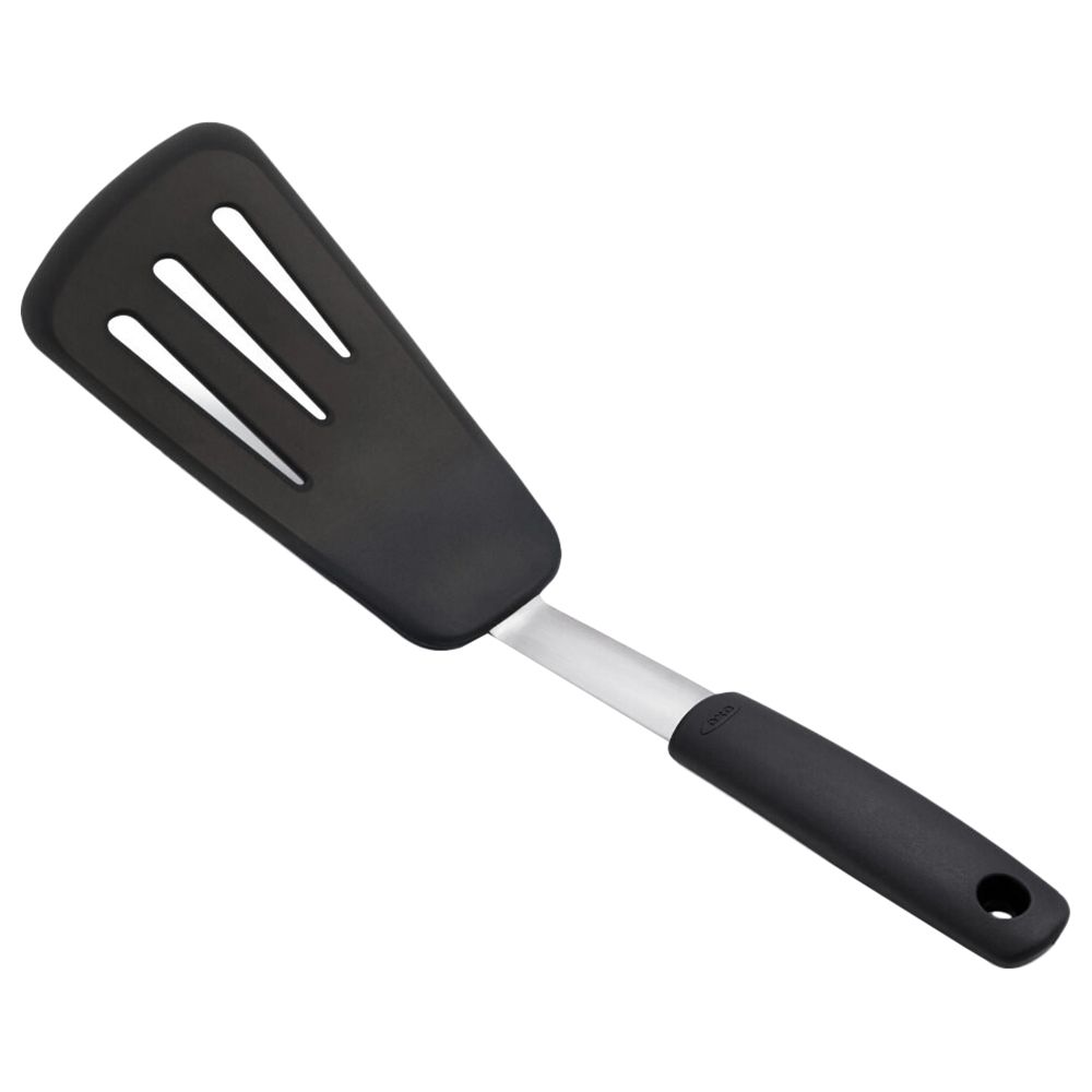 Oxo - Silicone Flexible Omelet Turner - Black