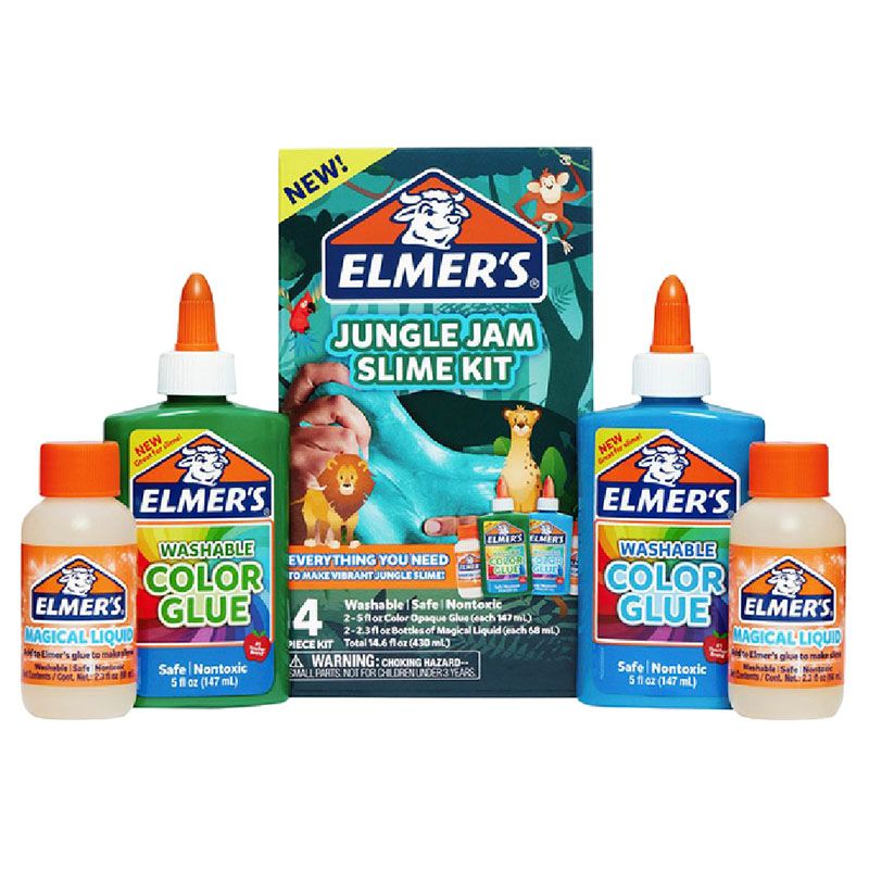 Elmer's - Jungle Jam Slime Kit - 4pcs