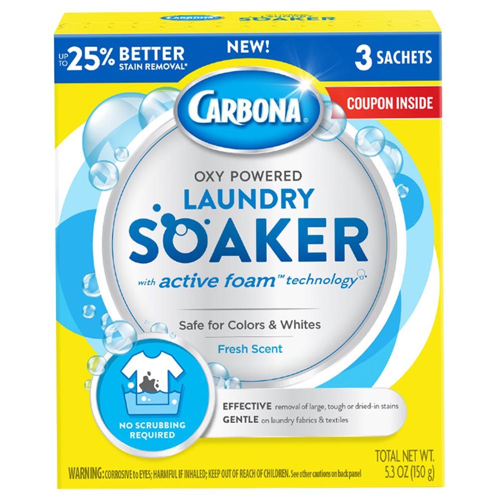 Carbona 5 3Oz Oxy Powered Laundry Soaker