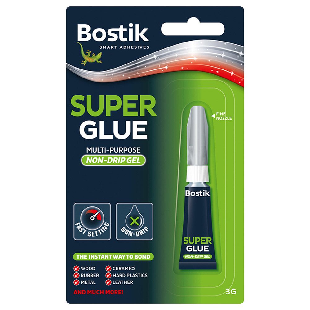 Bostik - Super Glue Non Drip Gel - 3G