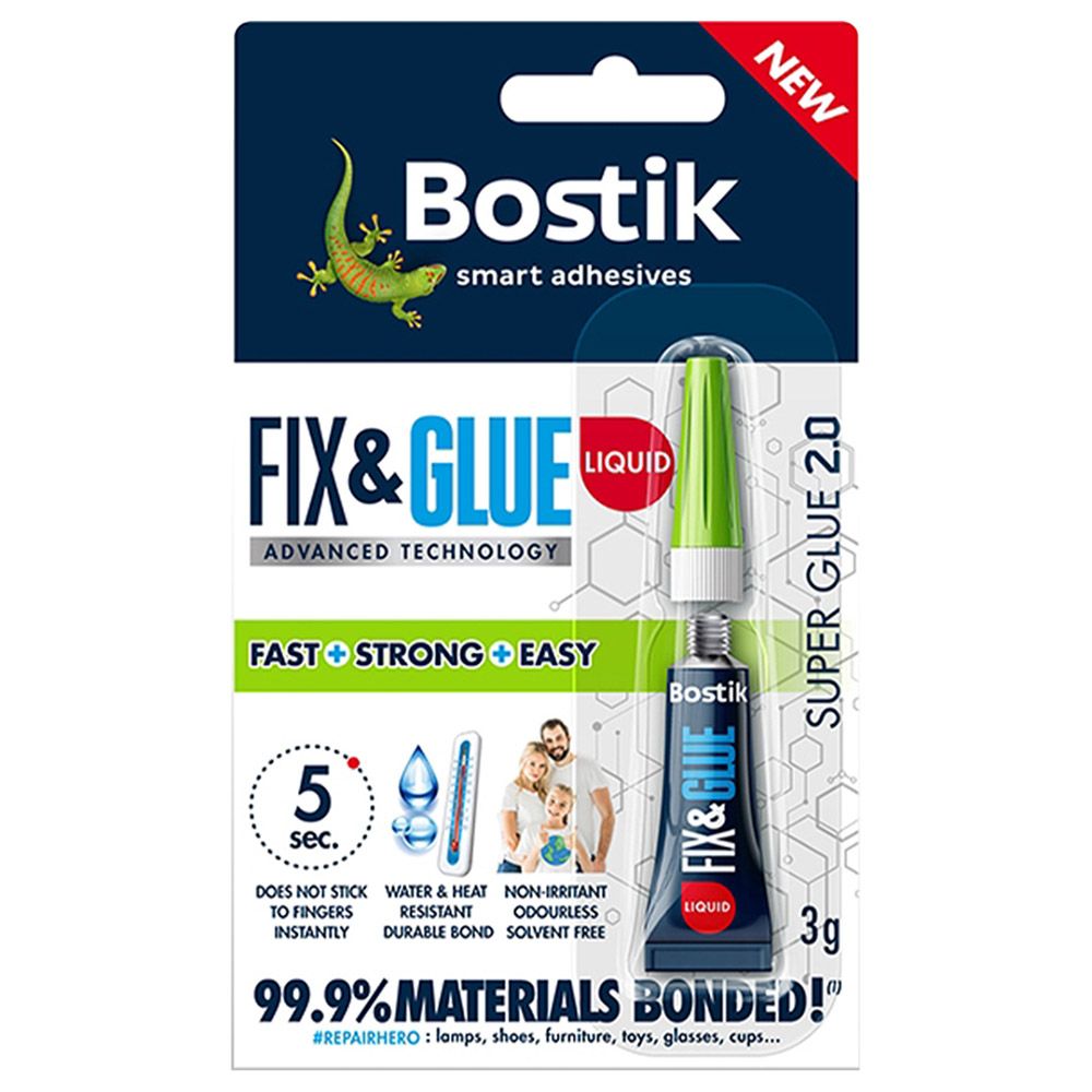 Bostik - Fix & Glue Liquid - 3G 