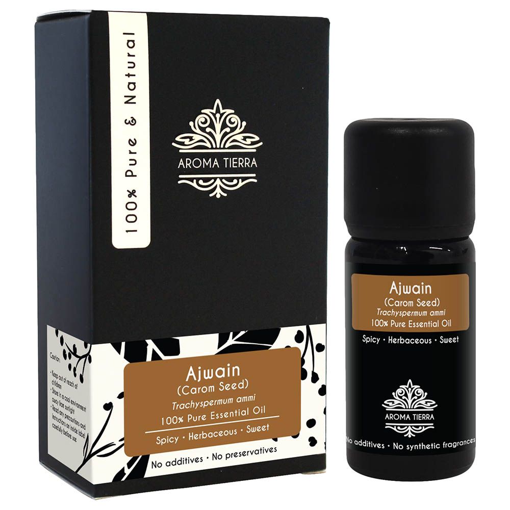 Aroma Tierra - Ajwain Essential Oil - Carom Seed - 10ml