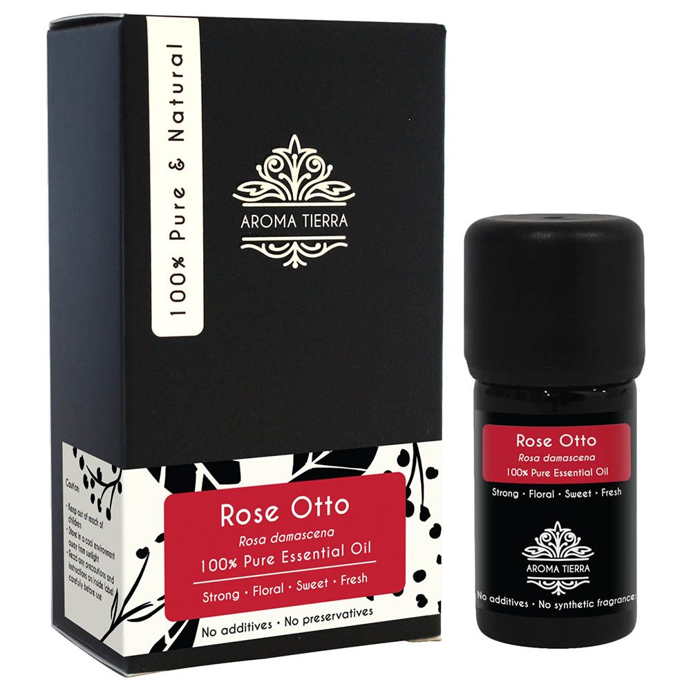 Aroma Tierra - Rose Essential Oil (Rose Otto) - 5ml