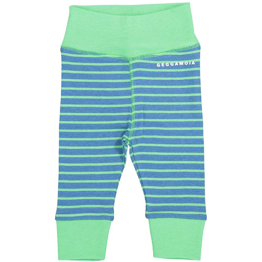 Geggamoja - Soft Bamboo Premature Pants - Navy Blue/Green