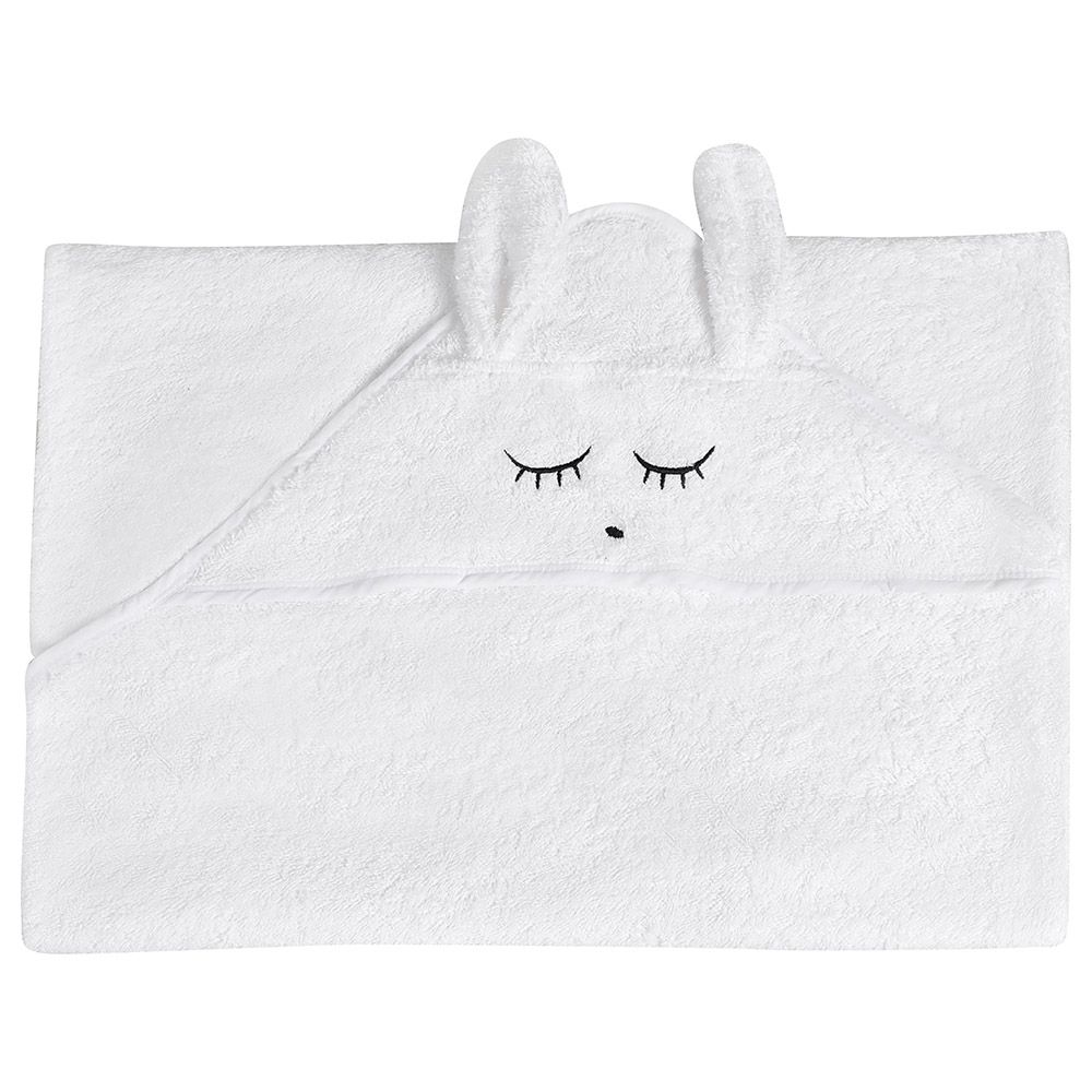 Elli Junior - Hooded Towel White