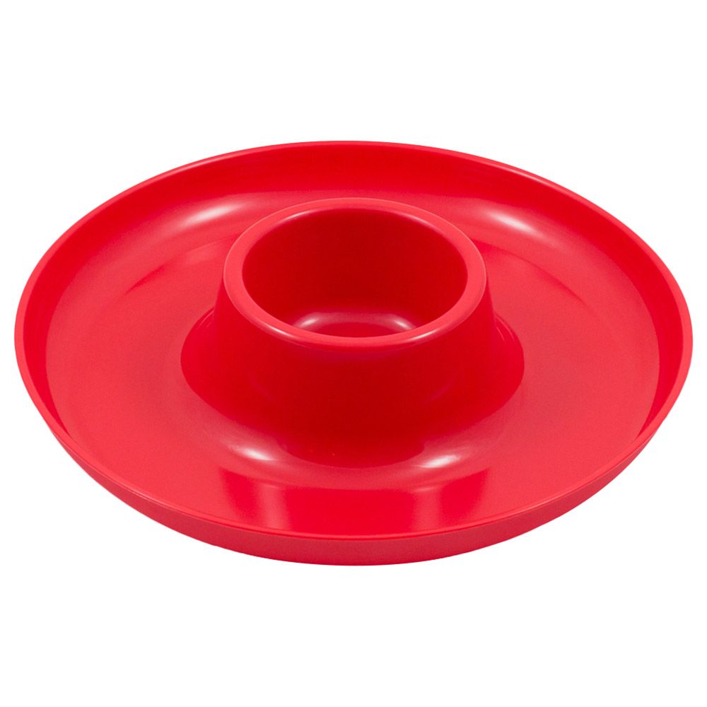 GreatPlate - Food and Beverage Plate - Red