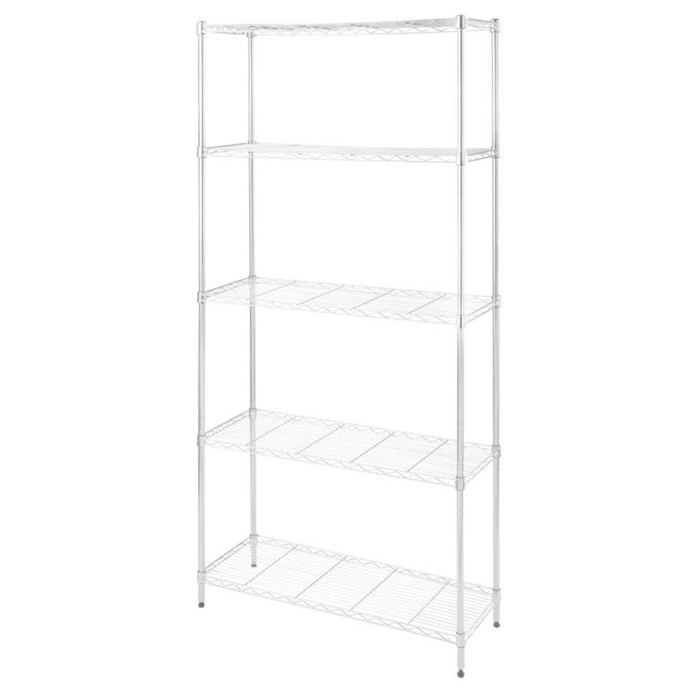 Cameltough - Wire Rack White 5 Shelf 91.44x35.56x182.88cm