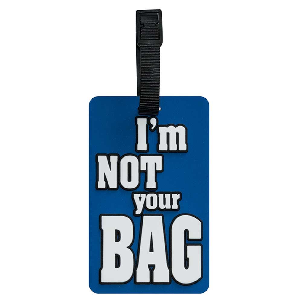 TangoTag - Luggage Tag Im Not Your Bag - Blue