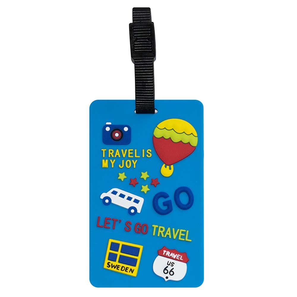 TangoTag - Luggage Tag Travel Is My Joy! - Blue