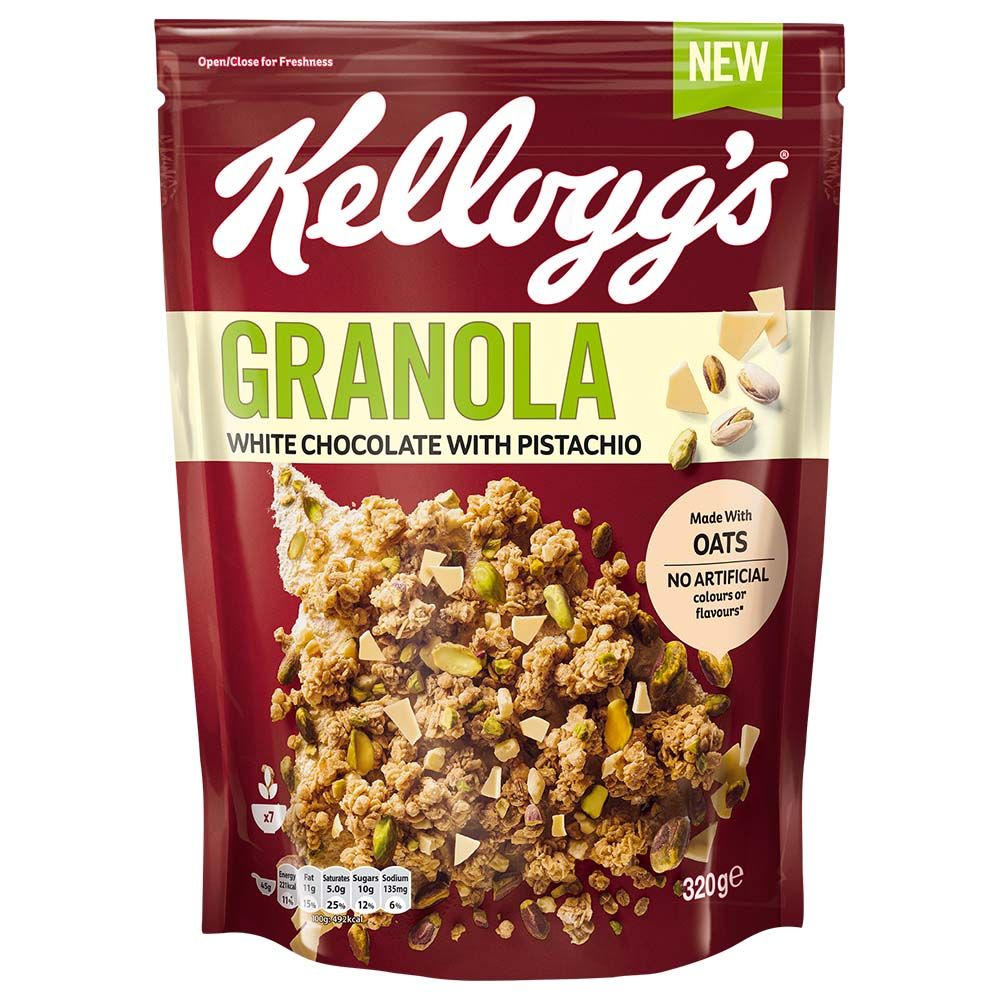 Kellogg's - Granola White Chocolate W/ Pistachio 320g