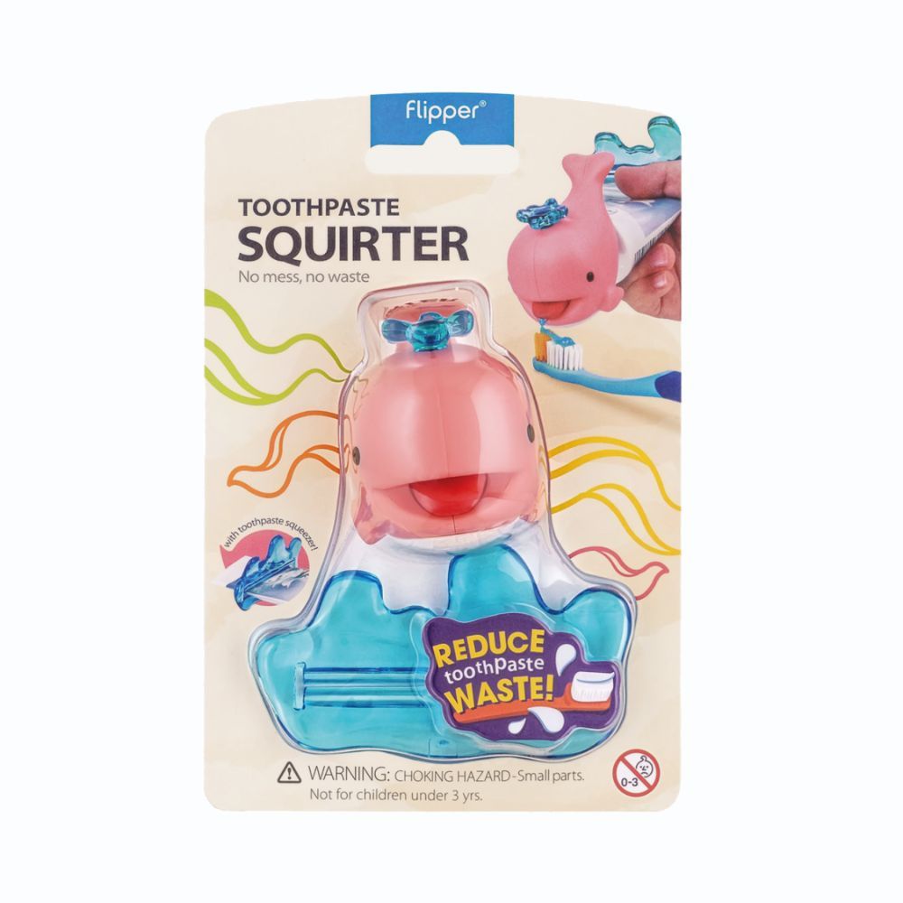 Flipper - Toothpaste Squirter Whale - Pink