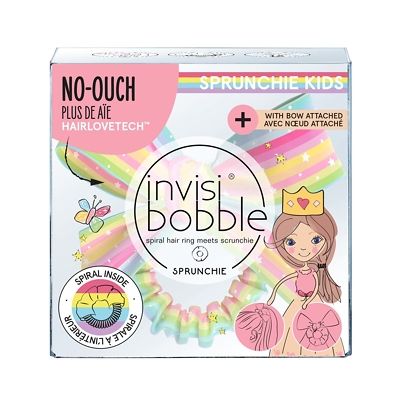 Invisibobble - Kids Slim Sprunchie w/ Bow Lets Chase Rainbows