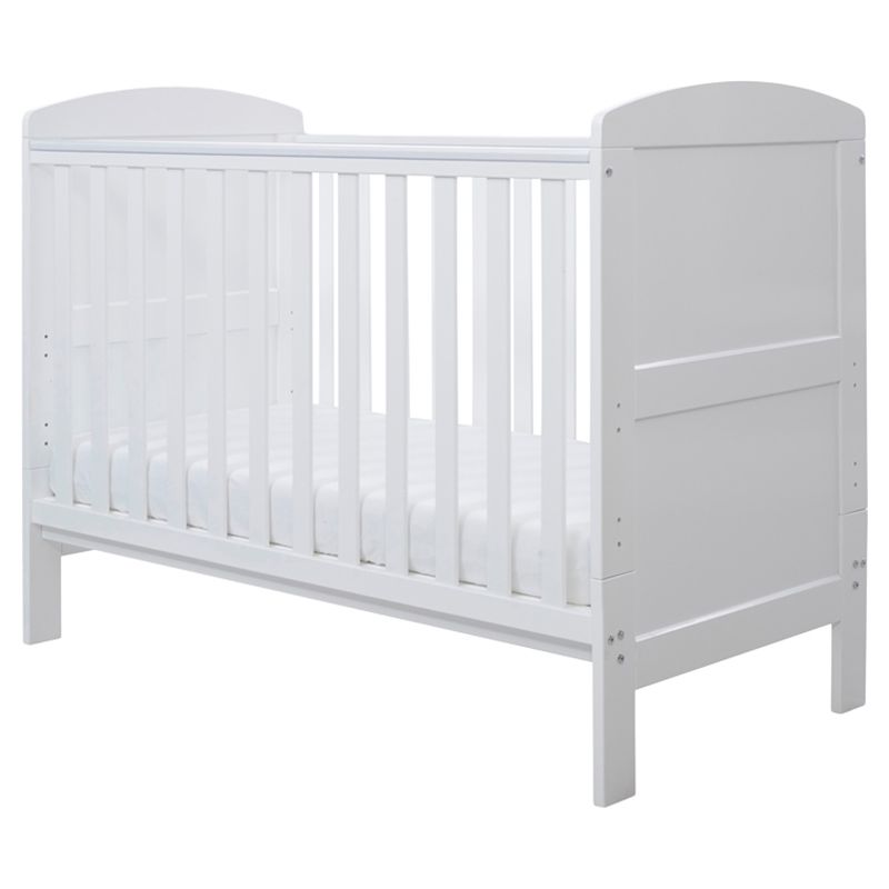 Ickle Bubba - Wooden Coleby Mini Cot Bed - White (Exclusive)