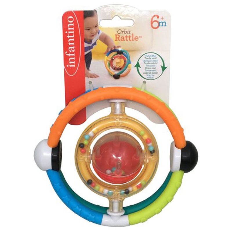 Infantino - Orbit Rattle 1pc - Assorted