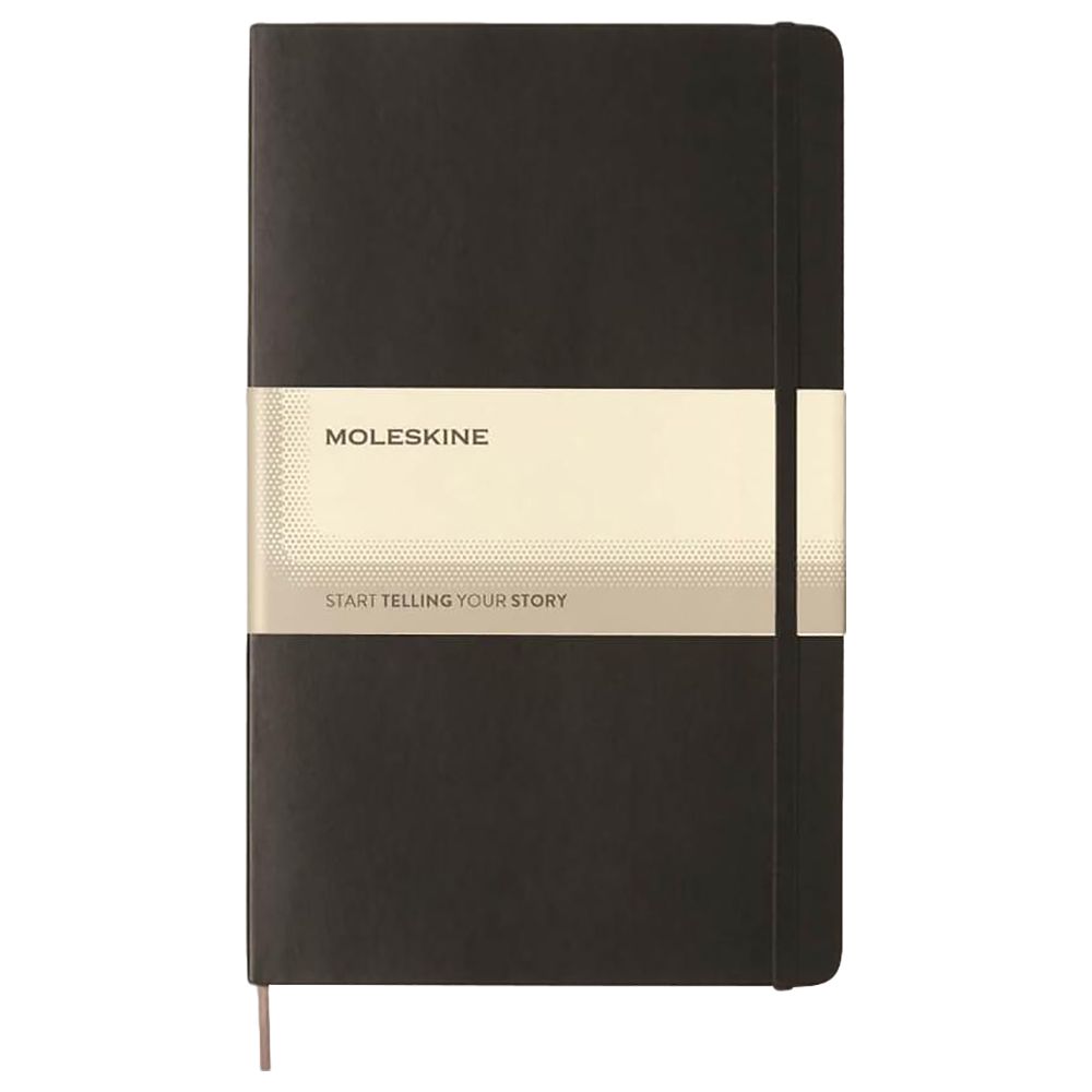 Moleskine - Classic Large Ruled Soft Cover Notebook - Black