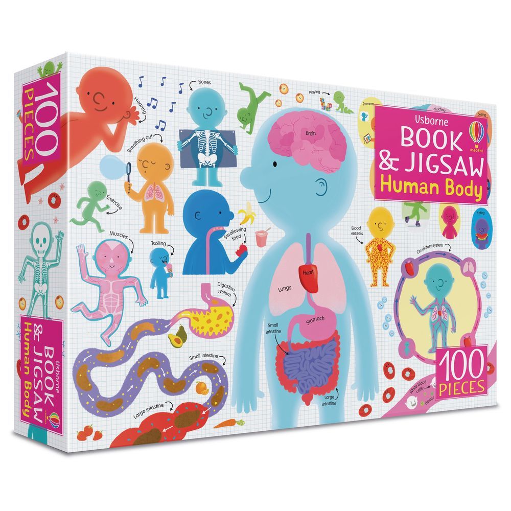 Book and Jigsaw: Human Body