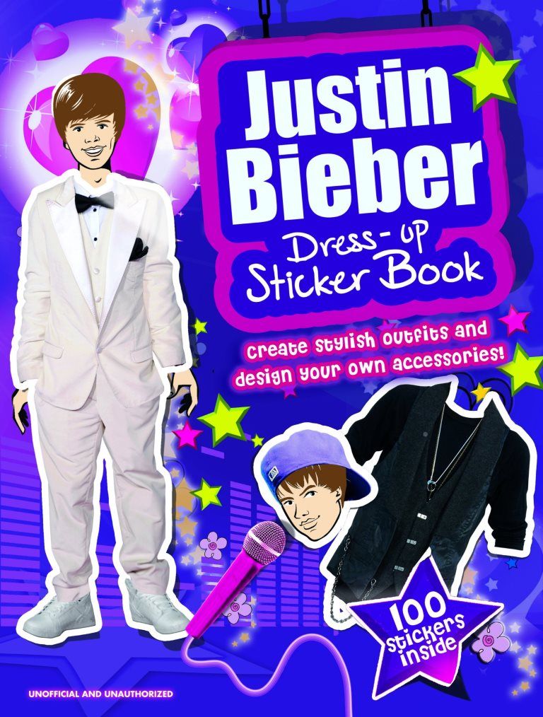 Justin Bieber Dress-Up Sticker Book