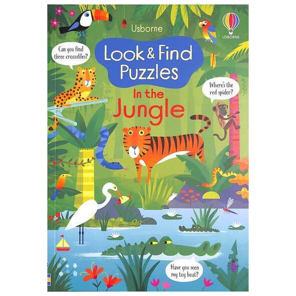 Look And Find Puzzles In The Jungle