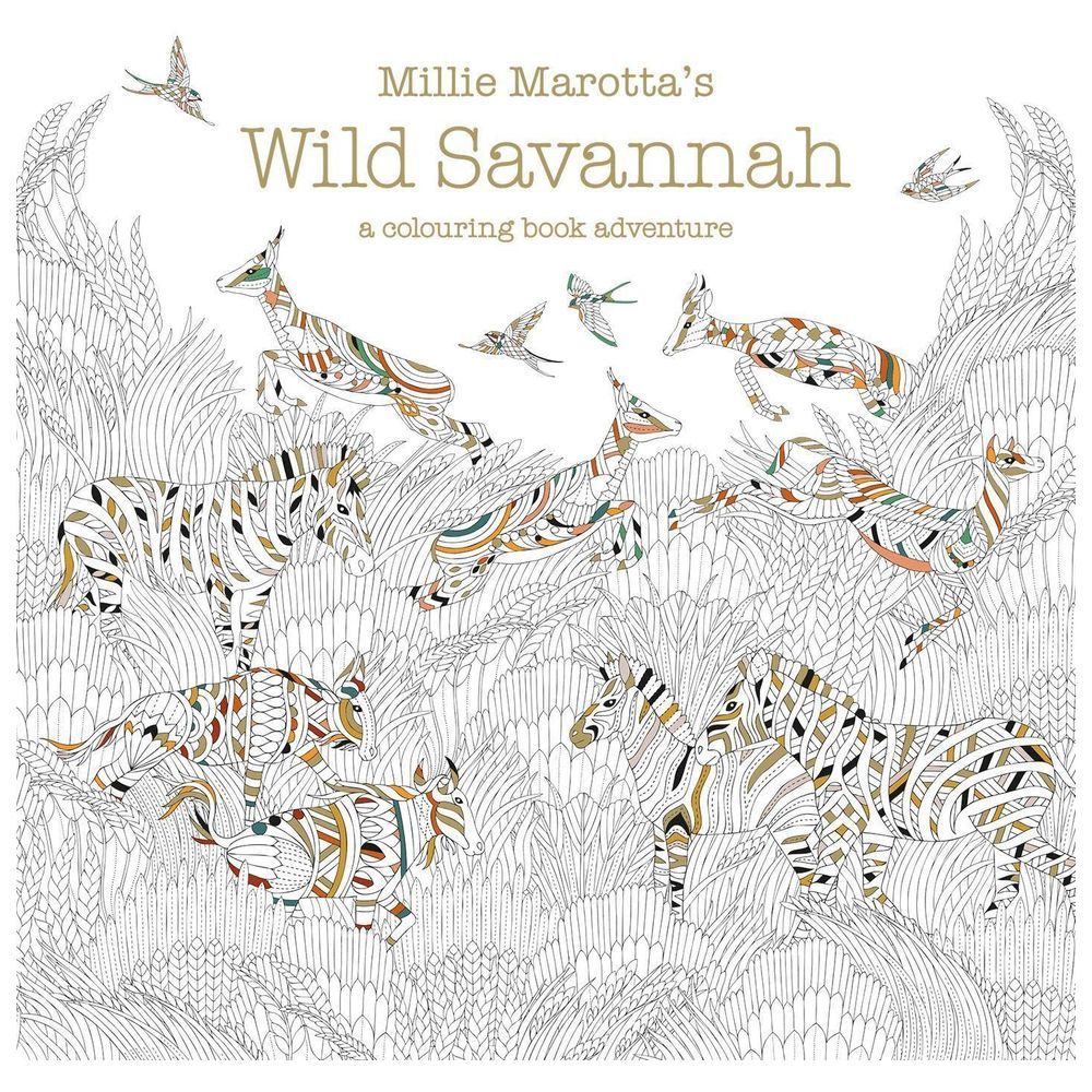 Millie Marotta's Wild Savannah Colouring Book